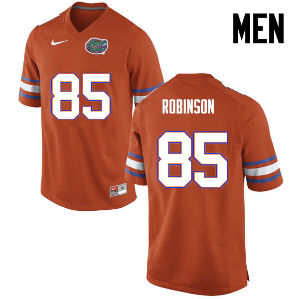 Men Florida Gators #85 James Robinson College Football Jerseys-Orange